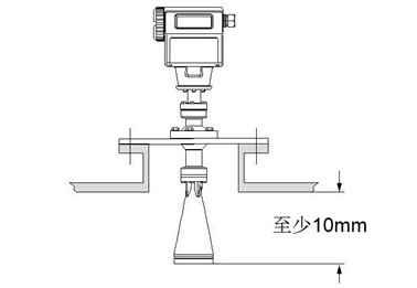 高頻脈沖雷達液位計尺寸圖